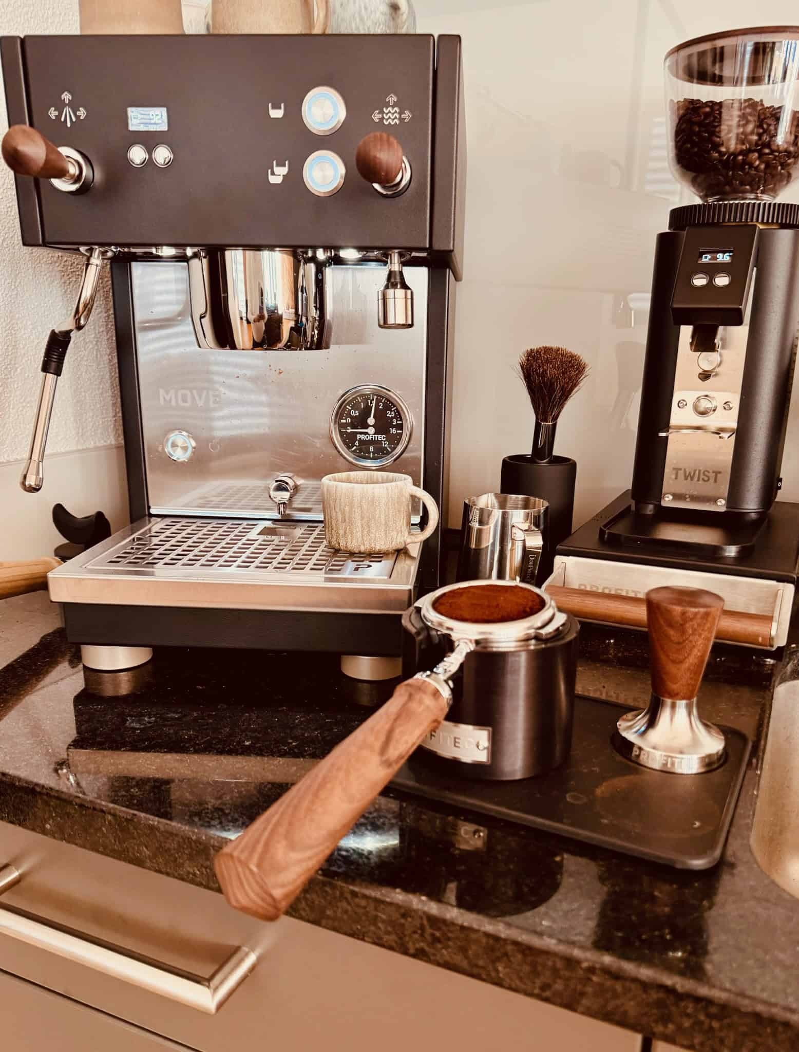 Italienischer Barista-Kaffee bei magic places